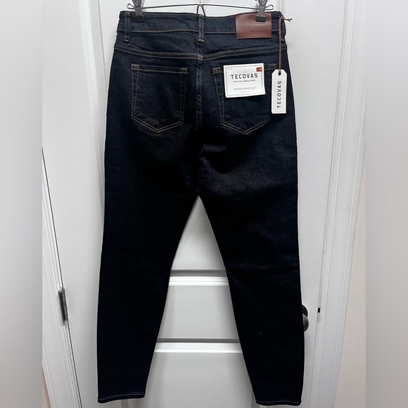 Tecovas High rise blue skinny jeans women’s NWT W28 Inseam 29 - Picture 2 of 13